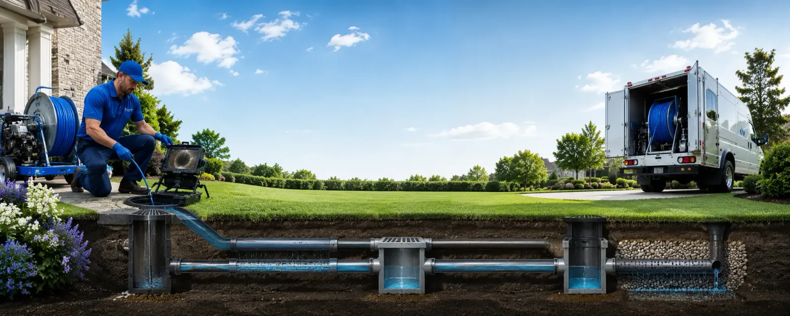 Outdoor drain cleaning information for Due West, SC